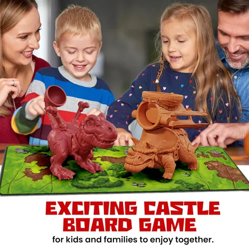 Vista 5 de Catapult Feud - Juego base, expansiones y accesorios (expansión del paquete dinosaurio)