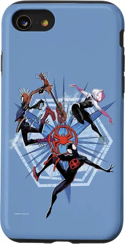 Vista 18 de Funda para iPhone 16 Marvel Spider-Man: Across the Spider-Verse Miles Gwen Hobie