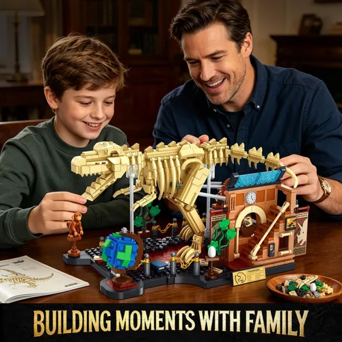 Vista 7 de INSOON Mechanical Dinosaur Fossil Building Set STEM Toy for Kids Boys 8-14+