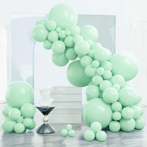 Vista 62 de PartyWoo - Globos nude de 140 piezas en diferentes tamaños de 18, 12, 10, 5 pulgadas, kit de arco de globos de color neutro y melocotón estilo boho