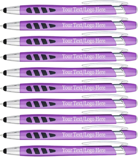 Vista 7 de Personalizado con tu logotipo personalizado o bolígrafos de texto, paquete de 300 unidades a granel para negocios, fiestas y eventos, lápiz