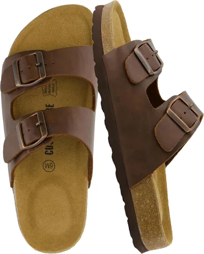 Vista 11 de CUSHIONAIRE Lane Cork Slide Women's Sandals, Comfortable Sandals for Women Negro