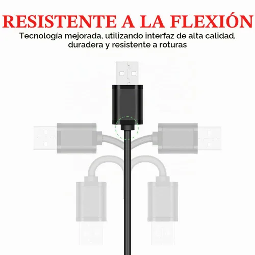 Vista 5 de MEROM Cable de alimentación universal de 5 V CC, cable de carga USB a CC de 5,5x2,1 mm con 8 puntas de conector