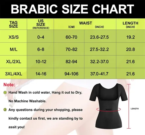 Vista 7 de BRABIC Fajas moldeadoras para mujer, con control de abdomen, básicas, de compresión, para adelgazar el cuerpo