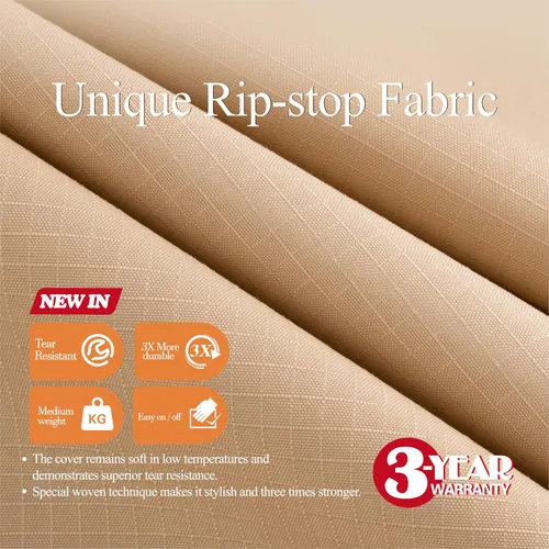 Vista 2 de WJ-X3 Funda Apilable para Silla de Patio, Resistente, Resistente al Viento e Impermeable, Fundas para Sillas de Patio al Aire Libre, 28A x 36P x