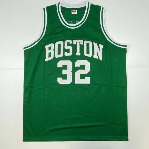 Vista 4 de Camiseta de baloncesto verde de Kevin McHale Boston con Autógrafo y Firmado JSA COA