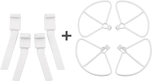 Vista 6 de Tren de aterrizaje para FIMI X8 SE Hélice Patas de Hélice Protector Drone Protector RC Quadcopter Drone Accesorios (Color Piernas Rojas)