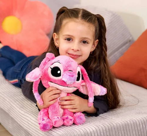 Vista 4 de Disney Angel Peluche Rosa 9.8 in, 6 PCB