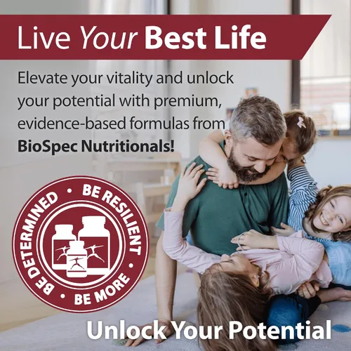 Vista 5 de BIOSPEC NUTRITIONALS Probiotic-5 - Complejo probiótico de amplio espectro con 5 mil millones de microorganismos y 5 cepas únicas por cápsula