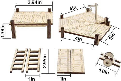 Vista 6 de Battle Ship Terrain + D&D Bridge, Muelle, Pasarela Set para Calabozos y Dragones, Pathfinder, D&D y RPG de mesa