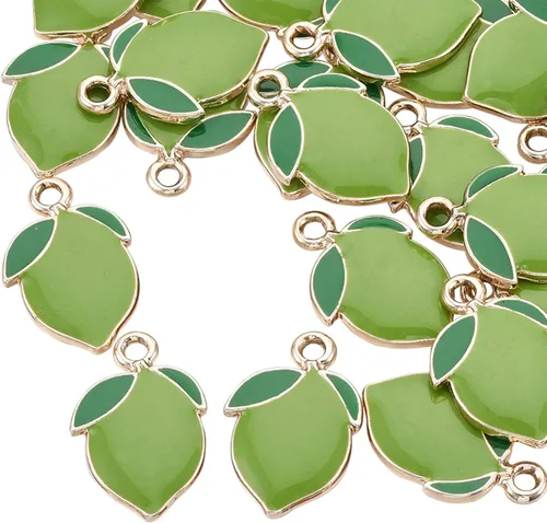 Vista 8 de DanLingJewelry Dijes de esmalte mini colgantes de esmalte para hacer joyas y bricolaje, Metal
