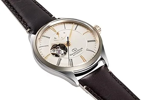 Vista 2 de Orient Star RK-AT0201G - Reloj de piel para hombre semiesqueleto clásico
