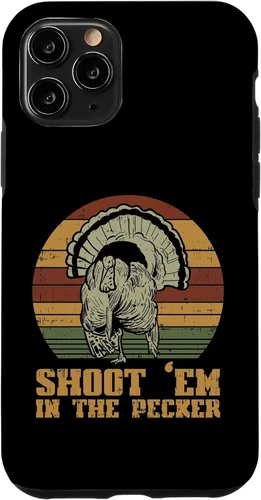Vista 29 de Shoot Em in The Pecker Turkey Vintage Hunting Hunter Gift Case for iPhone 17