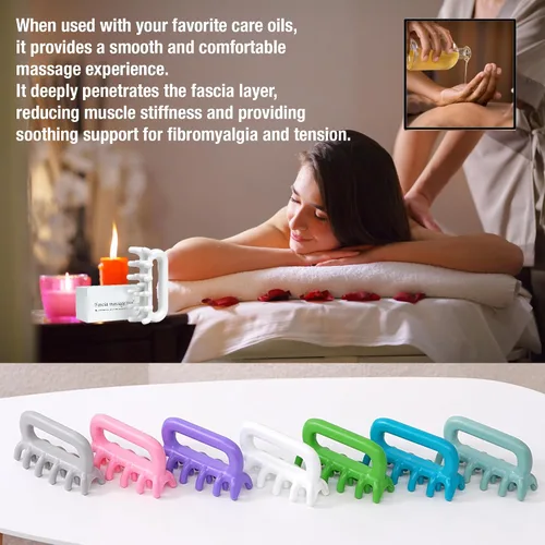 Vista 6 de Herramienta de masaje fascia, herramientas de masaje de punto de activación, anti blaster, herramienta de masajeador de celulitis, herramienta