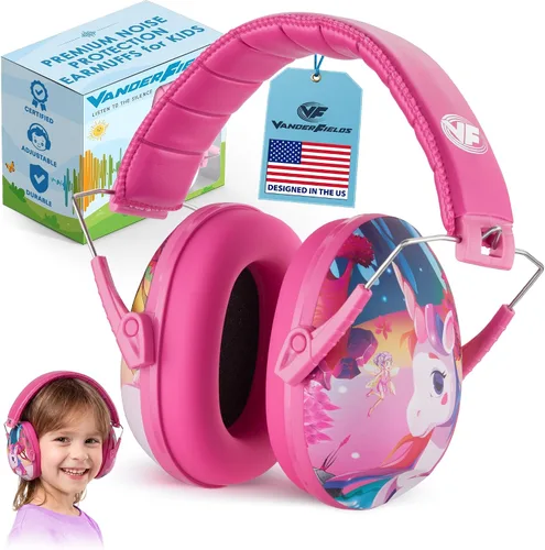 Vista 18 de Kids Noise Canceling Headphones - 33 dB (2K Hz) - Ear Protection Earmuffs Negro