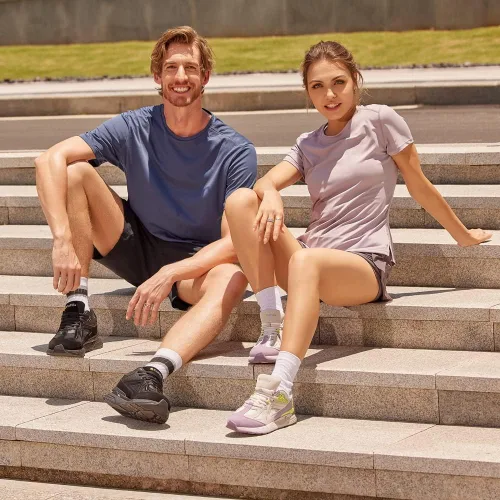 Vista 6 de FitVille Zapatos de caminar extra anchos para hombre, tenis de ancho ancho ancho para pies planos, ajuste de arco, alivio del dolor en el talón