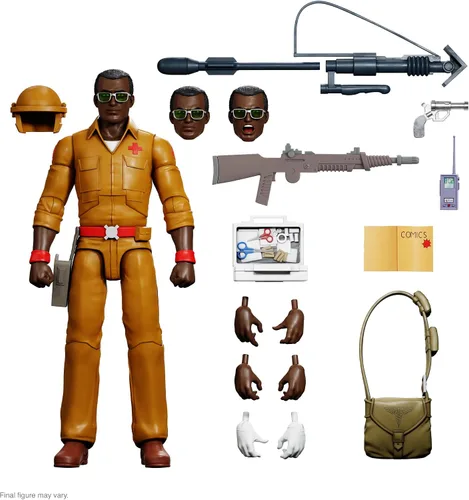 Vista 10 de Super7 Super Cyborg G.I. Joe Cobra S.N.A.K.E. Armor (Color Completo - Gris) - Figura de Acción G.I. Joe de 11" con Accesorios Coleccionables