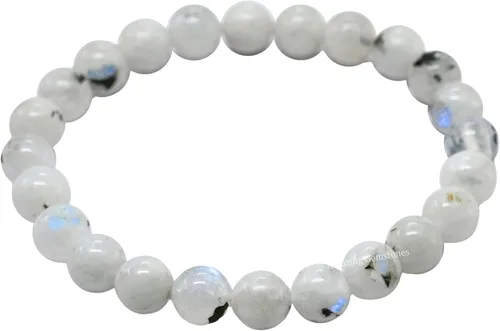 Vista 184 de Amazing Gemstone Crystal Bracelet for Women Men's Gifts - Protection Healing Crystal Bracelet - 8mm Gemstone Beaded Stretchable Bracelet Pulseras