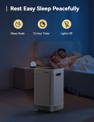 Vista 9 de Nuwave OxyPure - Purificador de aire para habitación extra grande de 2934 pies cuadrados, purificador de aire inteligente con filtración de 5