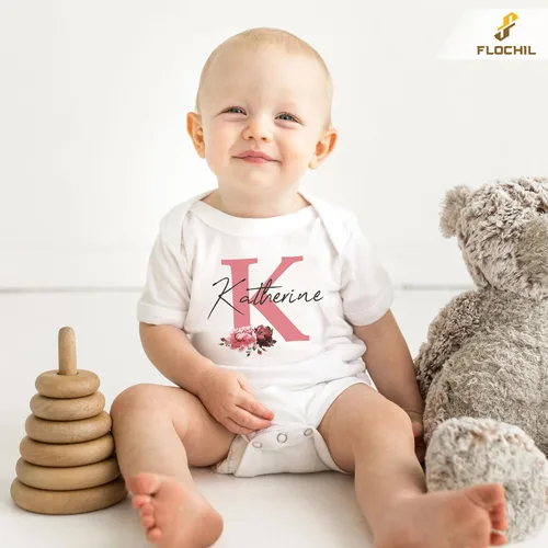 Vista 5 de FLOCHIL Mameluco de bebé personalizado, mameluco personalizado para recién nacido, bebés, el mejor regalo para niños, mameluco recién nacido