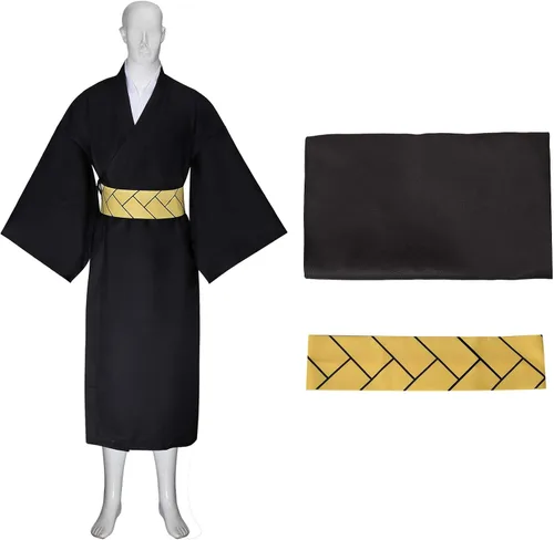 Vista 5 de Disfraz de anime para cosplay Ubuyashiki Kagaya kimono conjunto completo