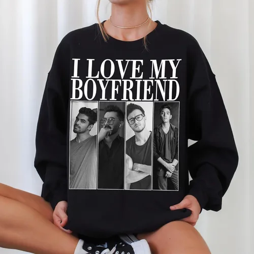 Vista 37 de Sudaderas con capucha personalizadas diseñan el tuyo propio, retrato de camisa de la foto, regalos personalizados para el día de San Valentín