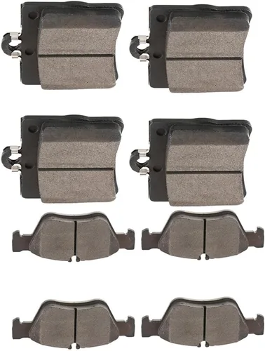 Vista 27 de Juego de pastillas de cerámica, D374 D621 D948 SCITOO 8 piezas de pastillas de freno delanteras y traseras para Honda Civic del Sol 1994-1997