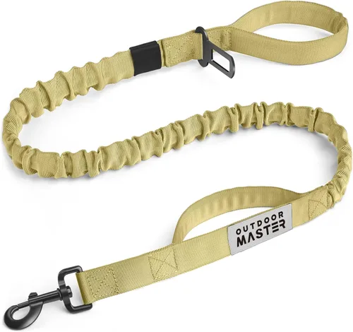 Vista 20 de Correa de cuerda elástica para perros Outdoormaster; para mayor seguridad y comodidad de su perro., M