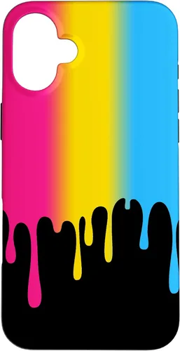 Vista 23 de Pan Pride LGBT+ Colorful Dripping Rainbow Pansexual Case for iPhone 17