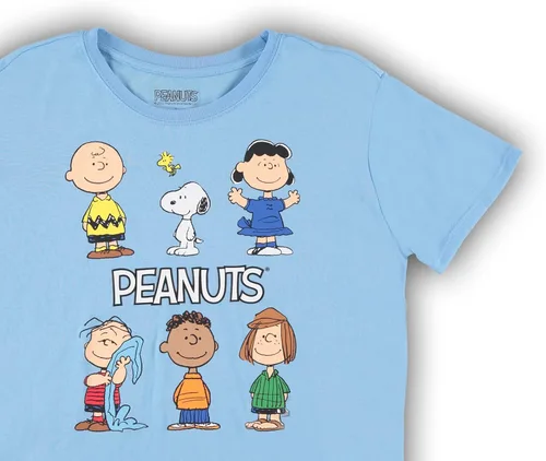 Vista 5 de Peanuts Snoopy - Camiseta clásica de manga corta para mujer, diseño de Snoopy