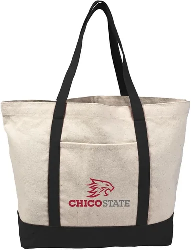 Vista 22 de Campus Lab Bolsa de lona con logotipo primario colegiado con bolsillo externo, bolsa de hombro reutilizable para ir de compras, playa Águilas A&m