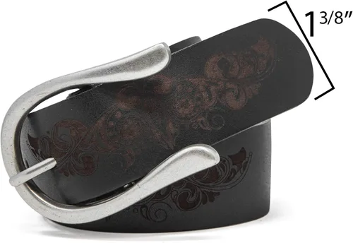 Vista 2 de Timberland - Cinturón de cuero para mujer, informal, para jeans
