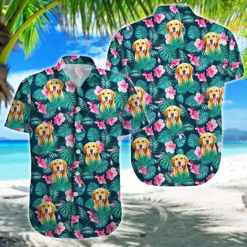Vista 2 de GEPOS Camisa con botones para hombre Parent Dog 1