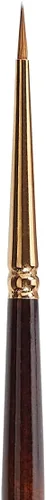 Vista 15 de KINGART Premium Finesse 8020-0 Ultra Round Series - Cepillo para artista, pelo sintético Kolinsky Sable, mango corto, acuarela y pinturas al óleo