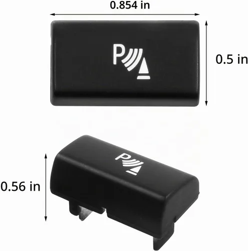 Vista 5 de Jaronx Compatible con la cubierta del botón del sensor de radar de estacionamiento BMW, reemplazo del botón del interruptor del sensor de radar