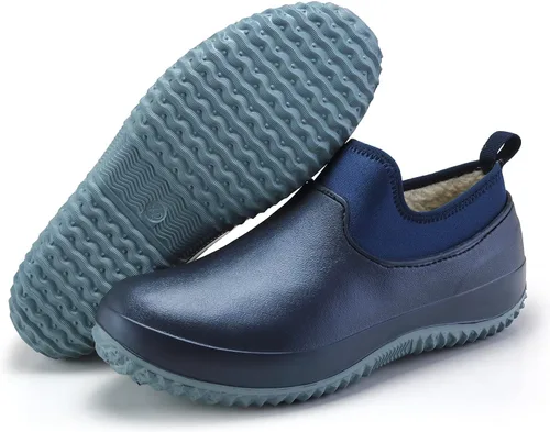 Vista 13 de CERYTHRINA Zapatos de chef unisex profesionales resistentes al aceite al agua para enfermería, antideslizantes, impermeables, zapatos de trabajo