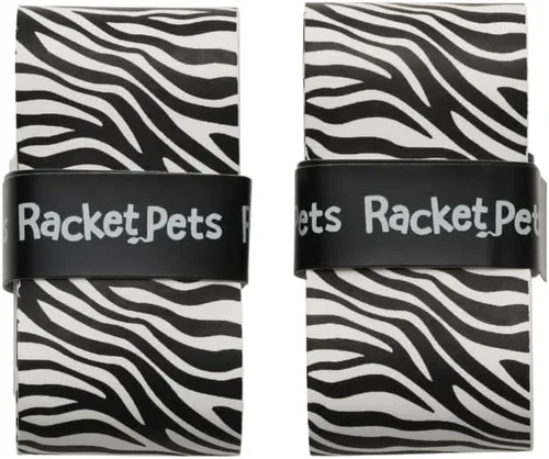 Vista 5 de Racket Pets Raqueta de tenis para niños, cinta antideslizante de agarre de tenis con estampado animal para raquetas juveniles, divertido agarre