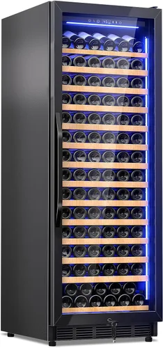 Vista 17 de Velivi Mini refrigerador con puerta de cristal, nevera pequeña, escritorio, enfriador de bebidas con cerradura para bebidas de cerveza, 1.4 pies