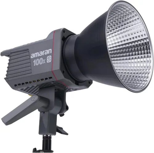 Vista 5 de Aputure Amaran 100x S Luz de Vídeo LED Bi-Color, Salida de 100W, Control de Aplicación Bluetooth, 9 Efectos de Iluminación Integrados, Fuente