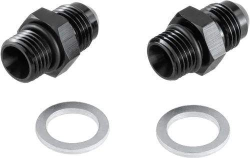 Vista 2 de Aluminio -6AN V60 Turbo 350 400 Th400 4L80 4l60 y E adaptador de transmisión de montaje