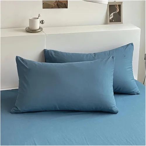 Vista 6 de ADovz Bedding Sets Duvet Cover Sets Solid Color Bedspread Sets Single Bed Double Bed King Size Duvet Cover Sets,Bed Sheets