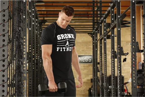 Vista 3 de Gronk Fitness Pares de mancuernas hexagonales de goma, 5 libras a 70 libras, equipo de entrenamiento para hombres y mujeres, hierro fundido