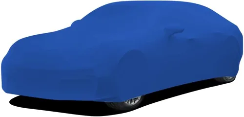 Vista 8 de WinPower Cubierta para Auto Deportivo de Interior 177-189 Pulgadas Elástica a Prueba de Polvo Protección Cubierta Completa para Auto para Garaje Azul