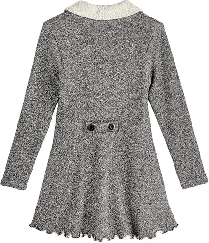 Vista 2 de Goddess Gear Chaqueta Swing para mujer Tejido de rizo de algodón cuello chal suéter abrigo
