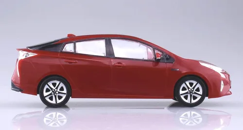 Vista 4 de Aoshima 54178 Toyota Prius (Emotional Red) escala 1/32 prepintado