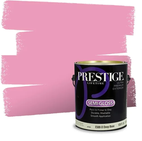 Vista 612 de Prestige Paints Pintura exterior e imprimación en uno, 1 galón, plano, coincidencia comparable de Valspar* Amber Rose*