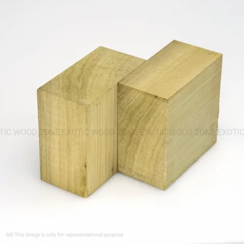 Vista 6 de Exotic Wood Zone Cuenco de madera sin terminar secado al horno, bloques cuadrados de madera dura para entusiastas de la carpintería de bricolaje