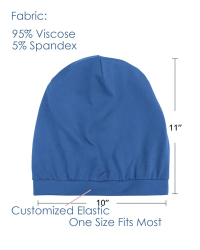 Vista 163 de Alnorm - Gorro con forro de satén y suave banda elástica para hombres y mujeres, talla única Se ajusta a la mayoría