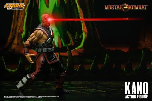 Vista 2 de Storm Collectibles Figura de acción Mortal Kombat Kano a escala 1/12