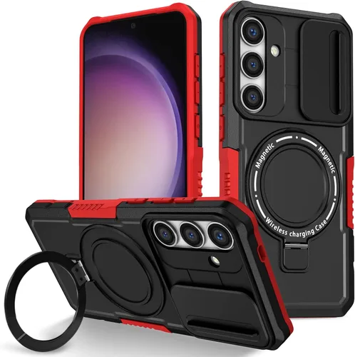 Vista 56 de Funda magnética para Samsung Galaxy Note 20 Ultra, soporte para teléfono, funda protectora mate a prueba de golpes, funda protectora para teléfono